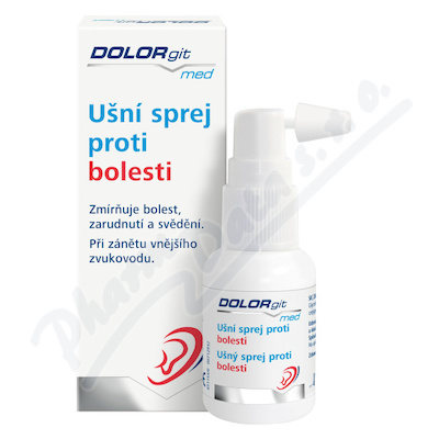 DOLORgit med ušní sprej proti bolesti 20ml