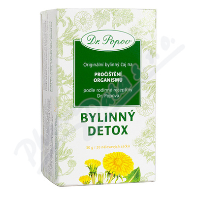 Dr.Popov Čaj Bylinný detox 20x1.5g