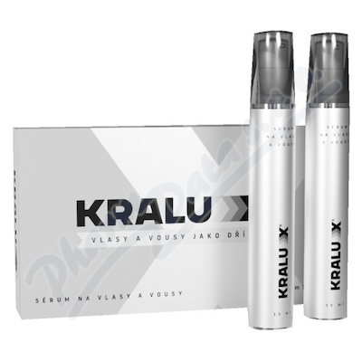 KRALUX sérum na vlasy a vousy 2x15ml