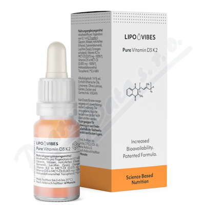 Lipovibes Pure Vitamin D3 K2 10ml