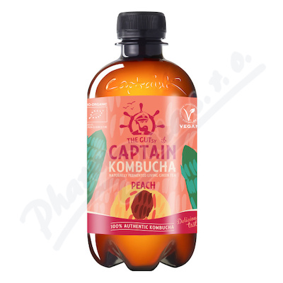 The Gutsy Captain Kombucha broskev BIO 400ml