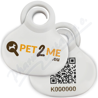 Pet2Me QR identifikační medailonek 1ks