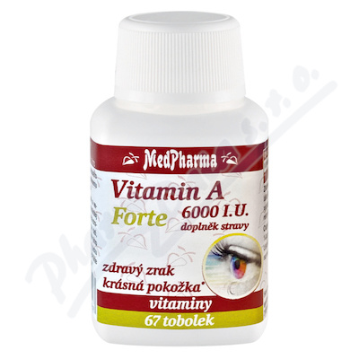 MedPharma Vitamin A 6000 I.U. Forte tob.67