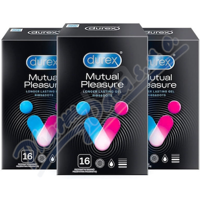 DUREX Mutual Pleasure prezervativ 3x18ks (2+1)