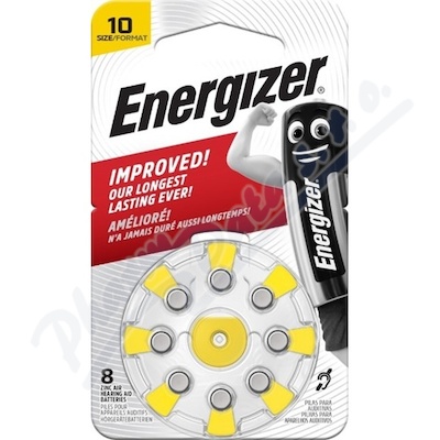 Energizer Baterie do naslouchadel Zinc Air 10 8ks