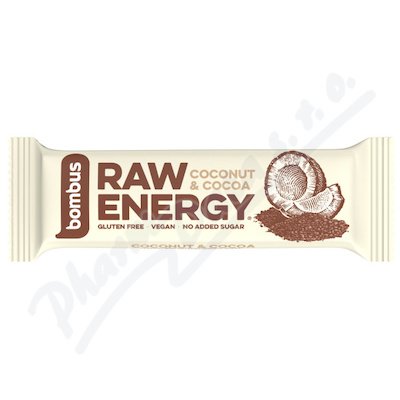 bombus Raw Energy coconut+cocoa 50g