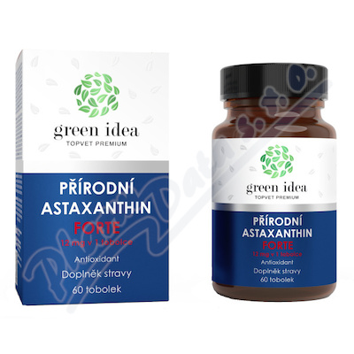 Green idea Přírodní Astaxanthin forte 12mg tob.60