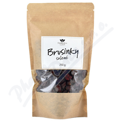 Brusinky sušené 250g EkoMedica