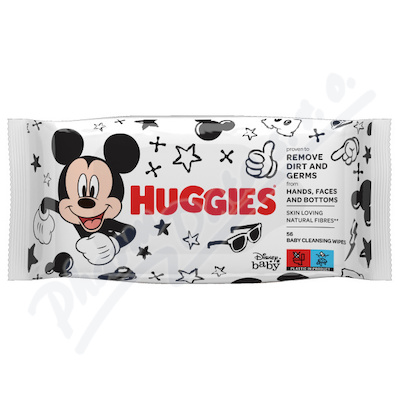 HUGGIES Mickey Mouse vlhčené ubrousky 56ks