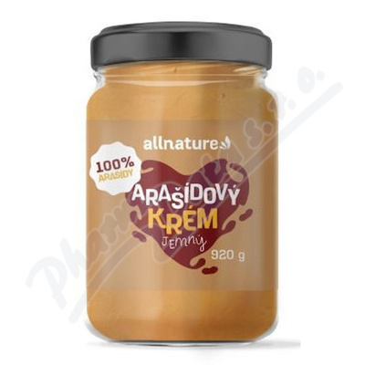 Allnature Arašídový krém jemný 920g