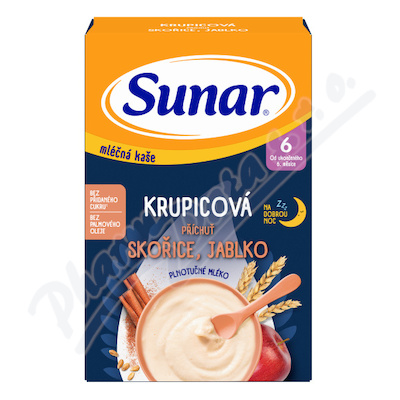 Sunar Ml.krup.kaše Skořice/jablko dobrou noc 210g