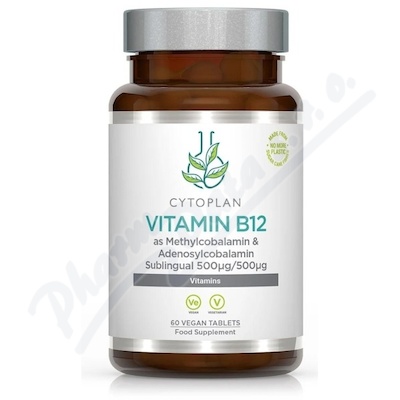 Cytoplan Vitamín B12 500u/500u tbl.60