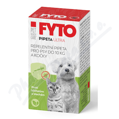 PET FYTO PIPETA ULTRA pes do 10kg a kočka 1x15ml