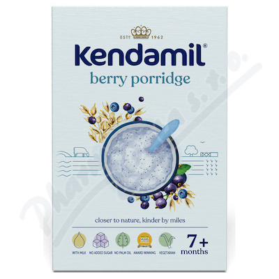 Kendamil Kaše mléčná s lesním ovocem 150g 7m+