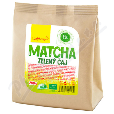 Matcha zelený čaj BIO 200g Wolfberry