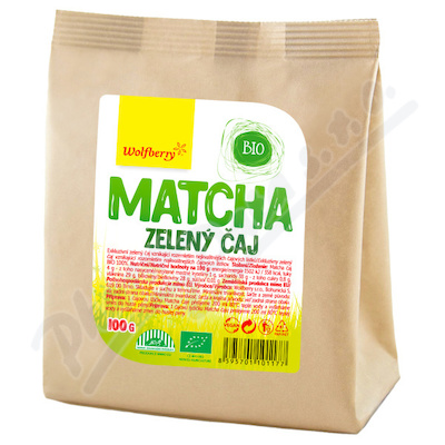 Matcha zelený čaj BIO 100g Wolfberry