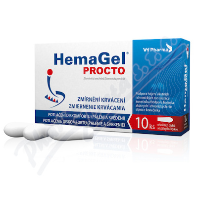 HemaGel PROCTO 10ks rektálních čípků II