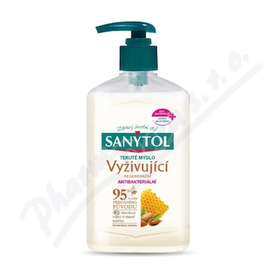 SANYTOL tekuté mýdlo antibakter.Vyžívující 250ml