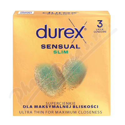 DUREX Sensual Slim prezervativ 3ks