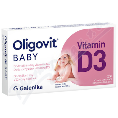 Oligovit Baby Vitamin D3 tob.30 Galenika