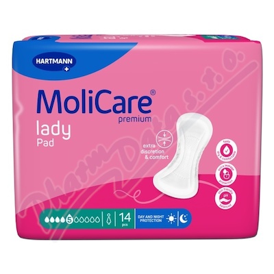 MoliCare lady inkontinenční vložky 5 kapek 14ks