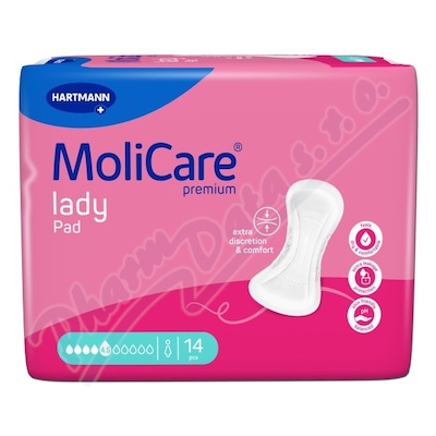 MoliCare lady inkontinenční vložky 4.5 kapky 14ks