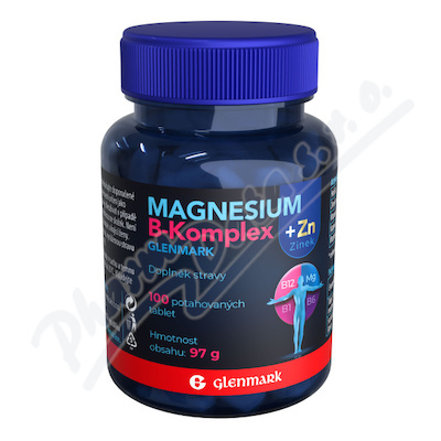 Magnesium B-komplex+Zinek Glenmark tbl.100