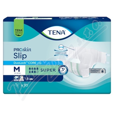 TENA Proskin Slip Super M ink.kalh.30ks 711208