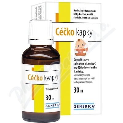 Céčko kapky děti od 1m+ 30ml Generica