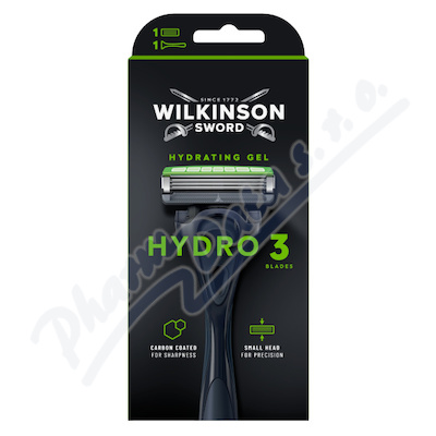 WILKINSON Hydro 3 Black Edition strojek+1 náhr.hl.