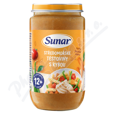 Sunar příkrm Středomoř.těst.s ryb.od uk.12m+ 235g