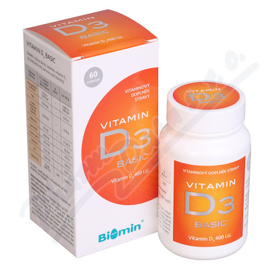 Biomin VITAMIN D3 BASIC 400 I.U. 60 tob.