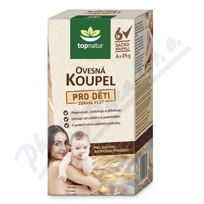 Ovesná koupel pro děti 6x25g TOPNATUR