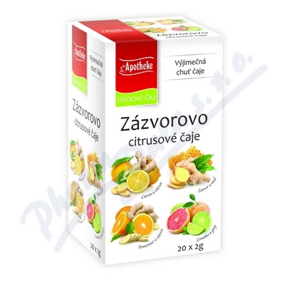 Apotheke Zázvorovo citrusové čaje 4v1 20x2g