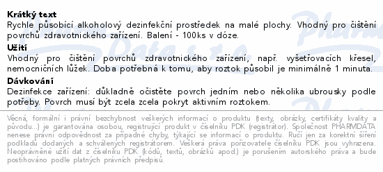 Meliseptol HBV ubrousky v dóze 100ks