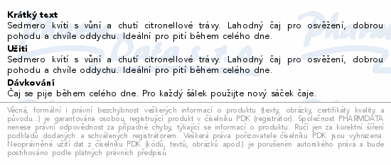 Grešík Sedmikvítek čaj 20x1g