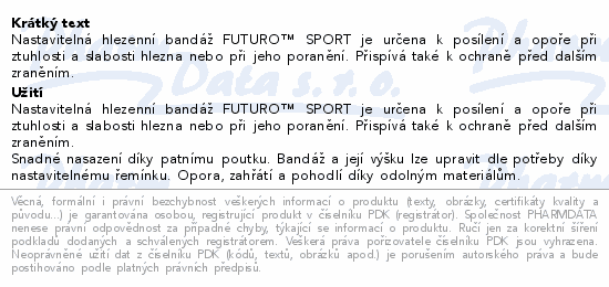 3M FUTURO Bandáž hlezenního kloubu nastavit.SPORT