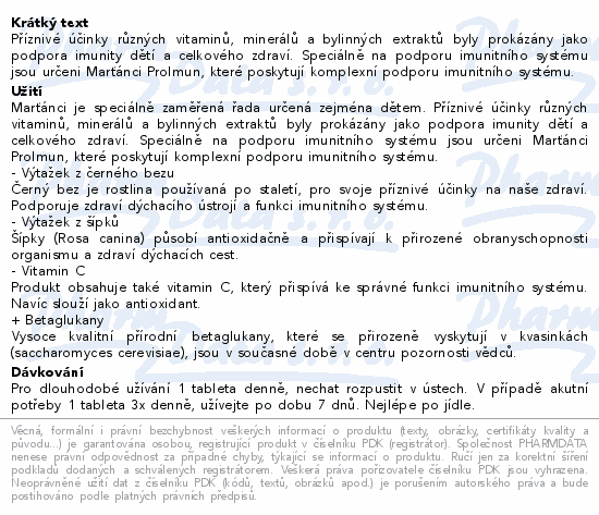 Marťánci PROimun tbl.30