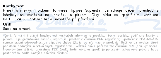 Tommee Tippee Sada na krmení 4m+ 8ks