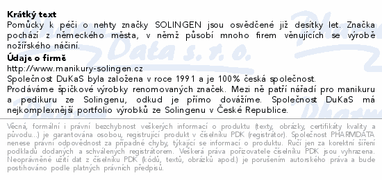 SOLINGEN S780 Náhradní čepele do hoblíku bal.10ks