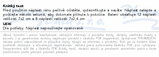 LIVSANE Náplasti na citlivou pokožku 20 proužků