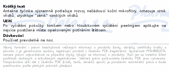 BIO BIONE Antakne pleťové sérum tyčinka 7ml