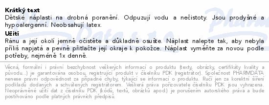 LIVSANE Dětské náplasti v plechové dóze 20ks