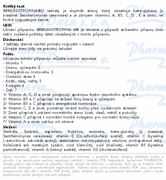 Immunotrofina D tbl.24