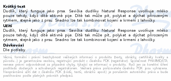 Philips AVENT Savička Nat.Resp.3 pom.průt.1m+ 2ks