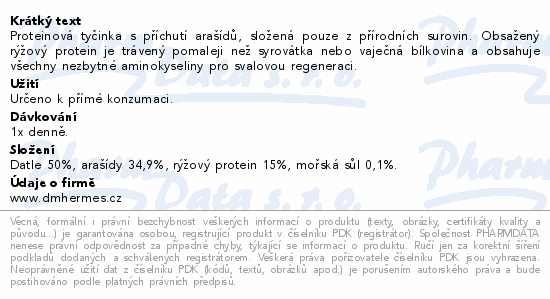 bombus Raw Protein 20% peanut butter 50g