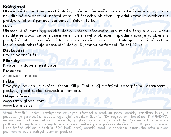Bella for teens hygieni.vložky Energy normal 10ks