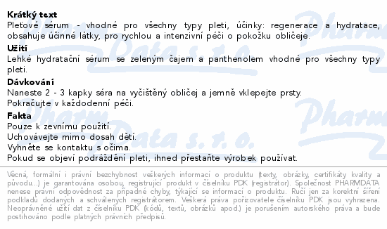 Beauty of Joseon pleťové sérum se zel.čajem 30ml