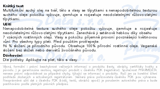 NUXE Huile Prodigieus.Florale suchý olej třp. 50ml