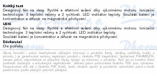Laifen SWIFT SE SPECIAL fén na vlasy modrý